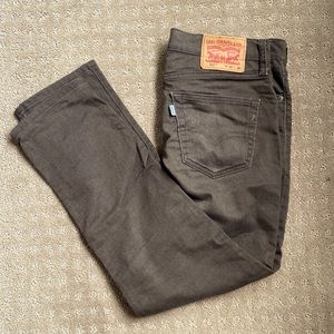 Levi’s 511 33x30 brown, soft material